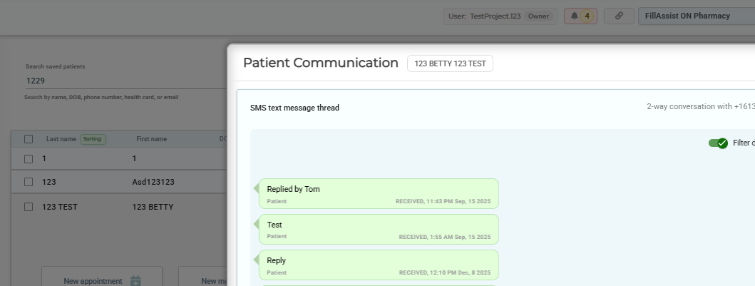 Patient Communication and Marketing